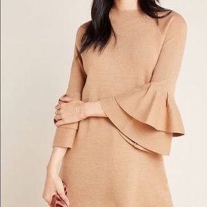 Claudette Ruffles Sweater Dress XS